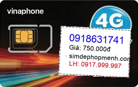 sim điện thoại 0918631741